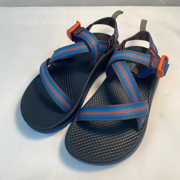 Chaco Shoes - Chaco blue orange and black